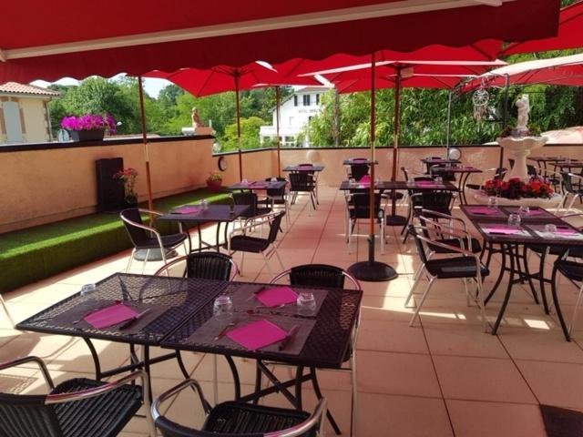 Hotel Restaurant Les Kakis Barbotan les Thermes Bagian luar foto